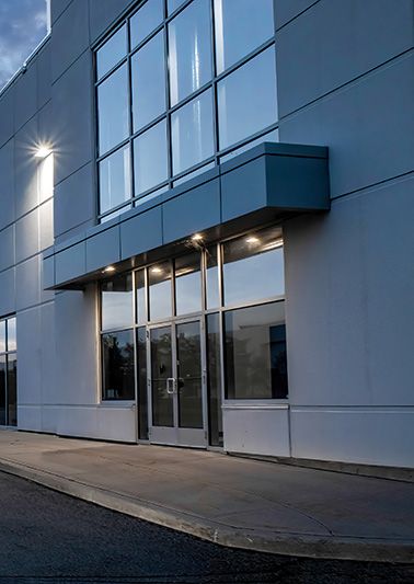 Modern industrial building